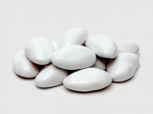 Набор керамических камней M (белые)